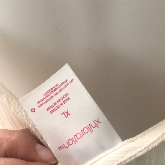 Wrap, cream colored, ties in the front - Picture 6 of 6